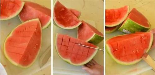 别人切瓜给我吃,切瓜传情，共享美好时光